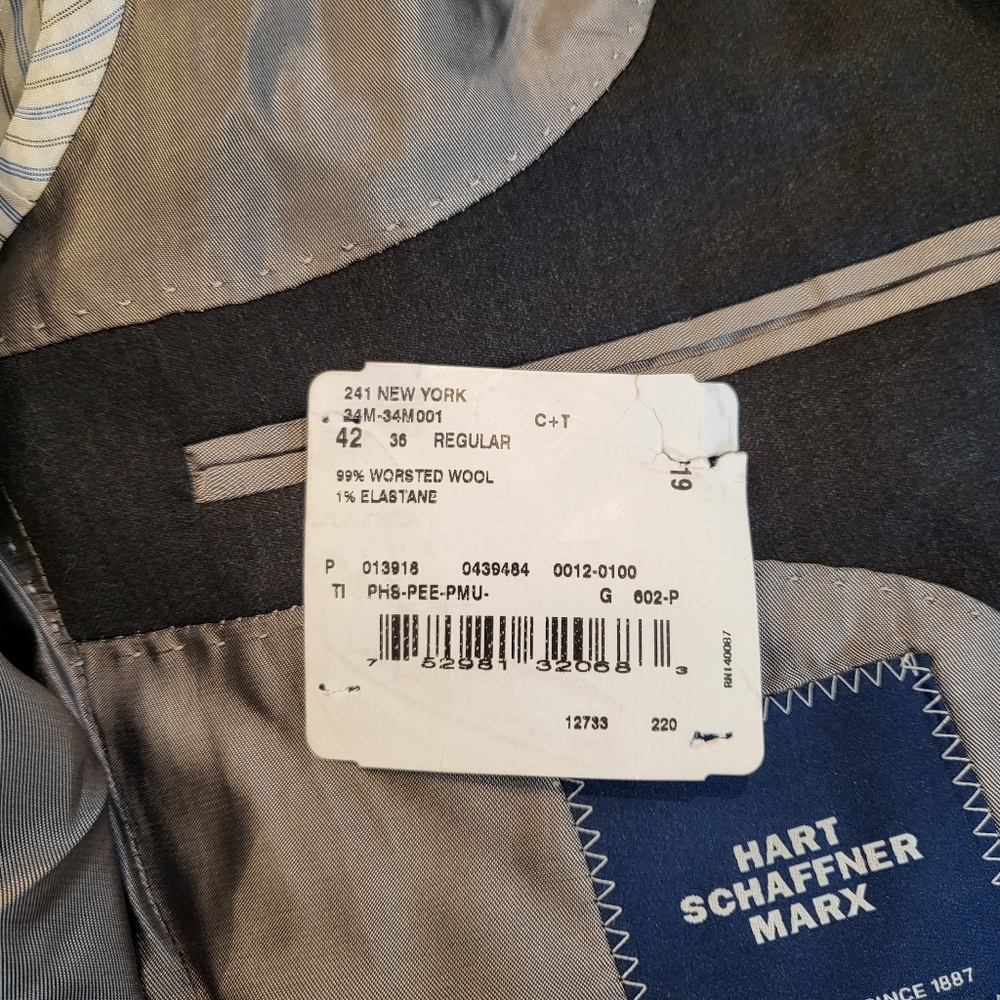 Hart Schaffner Marx New York Worsted Wool Blazer - Picture 14 of 14